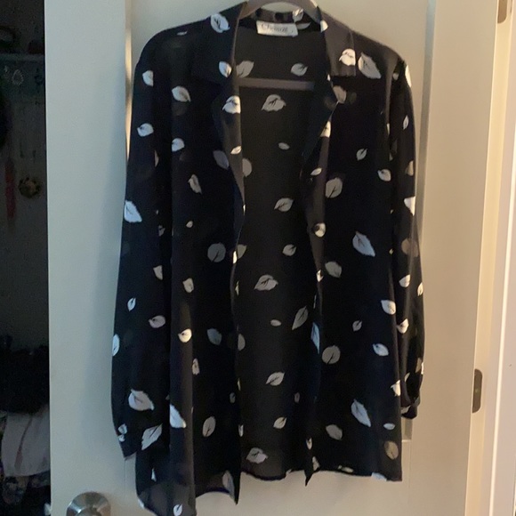 *VINTAGE* Sheer blouse - Picture 4 of 4